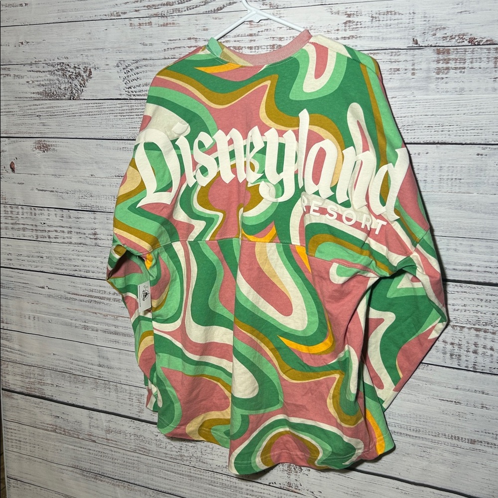 Disney spirit Jersey Multicolor Swirl Long Sleeve Tee - Picture 8 of 10